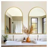 FICTOR Bathroom Mirror for Wall, Arched Vanity Bat