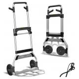 Teprovo Folding Hand Truck Dolly Cart,340LB Capaci