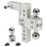 Ultra-Tow 8in. Adjustable Aluminum Dual Ball Mount