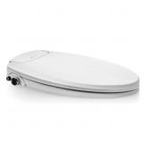 Brondell Ecoseat Plastic White Round Soft Close Bi