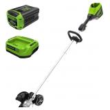 Greenworks 60V 8" Brushless Cordless Edger with 2