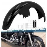 21 inch Front Fender Vivid Black Motorcycle Wrap M