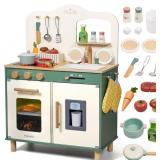Kids Play Kitchen Toddler Kitchen Playset with Pla