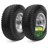 13x5.00-6 Flat Free Tire and Wheel Assemblies (2 P