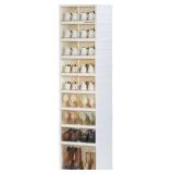 Easy Assembly 9 Tier Foldable Shoe Rack Organizer