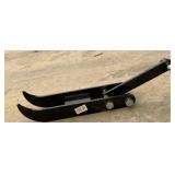 Mini excavator thumb attachment