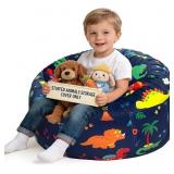 Lukeight Dinosaur Stuffed Animals Storage Bean Bag