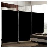 Room Divider 6FT Folding Privacy Screens, 3 Panel