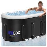 Upgraded 175-Gal Oval Ice Bath Tub with Air Ring,
