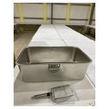 Stainless Steel Litter Box With Scoop