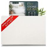 Extra Large Stone Bath Mat - (31.5" x 19.7") - A