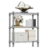 M MZG 750 lbs 3 Tier Shelf Metal Storage Shelves W