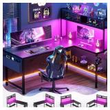 Aheaplus L Shaped Desk Gaming Desk, 59" L Shaped