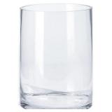 CYS EXCEL Cylinder Clear Glass Vase (H:8" D:6")