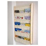Montessori Wall Mounted Soft Canvas Fabric Bookshe