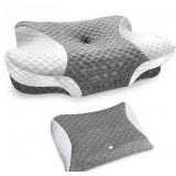 VJASD Cervical Neck Pillow with Memory Foam, for P