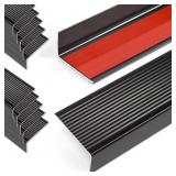 36" Metal Stair Nosing, 10-Pack Self Adhesive Alu