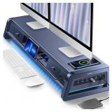 Vaydeer All-in-One Dual Monitor Stand Riser with 2
