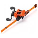 Sougayilang Baitcaster Combo, IM7 Graphite 2Pc Bla