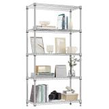 M MZG 1250 lbs 5 Tier Shelf Metal Storage Shelves