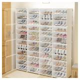 Shoe Rack Organizer,12-Tiers Stackable ,96 Portabl