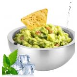 Joyibay 7.87 Inch Dip Chiller Bowl Long-Lasting St