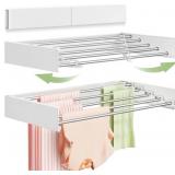 Vikaqi Wall Mounted Clothes Drying Rack 32", Fold