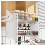 22-35.8 Inch Pull Down Shelf for Kitchen Upper Cab