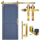 Rio Salto Gold Barn Door Hardware Kit Adjustable L