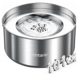 304 Stainless Steel Dog Water Bowl No Spill, 101oz