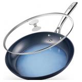 KOCH SYSTEME CS 14 Inch Large Frying Pan with Lid,