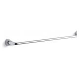 KOHLER 37051-CP Alteo Bathroom Towel Bar, 24 inch,