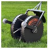 Patented Rolling Lawn Coring Aerator Yard Grass Pu