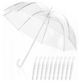12 Pcs Wedding Umbrella Bulk,with J Hook Handle,Au