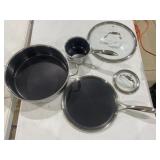 HexClad Hybrid Stainless Steel Cookware 5-Piece Se