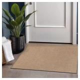 Beverly Rug Easy Jute Entry Rug 2x3 Solid Washable