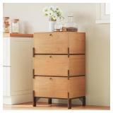 Sebastack Sideboard, Buffet Cabinet with 3 Storage