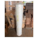 Large roll of plastic wrap sheeting