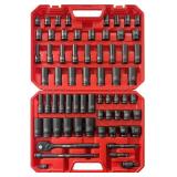AMM 1/2-inch 66 Pieces Impact Socket Master Set, S