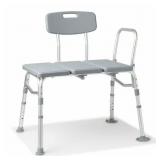 Medline Durable Non-Slip Bath Transfer Bench with
