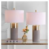2 Count Oliver Modern Contemporary Farmhouse Grey
