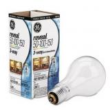Lot of 12 GE Lighting 50/100/150W Light Bulb