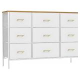 VASICAR Wide TV Stand Modern TV Console, 9 Drawers