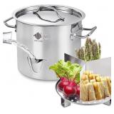 ARC 20QT Stainless Steel Tamale Steamer Pot w/Easy