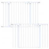 Cumbor 2 Pack 29.7-46" Baby Gate for Stairs, Mom
