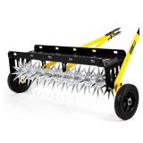 40-Inch Tow Behind Spike Aerator, Pull Behind Lawn