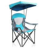 ALPHA CAMP Heavy Duty Canopy Camping Chair, 350 lb