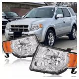 Pair Headlights Assembly DOT Approved For 2008-201