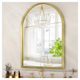 Arch Wall Mirror Aluminum Alloy Frame Bathroom Wal