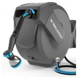 Relhost Retractable Garden Hose Reel, 1/2 in x 100